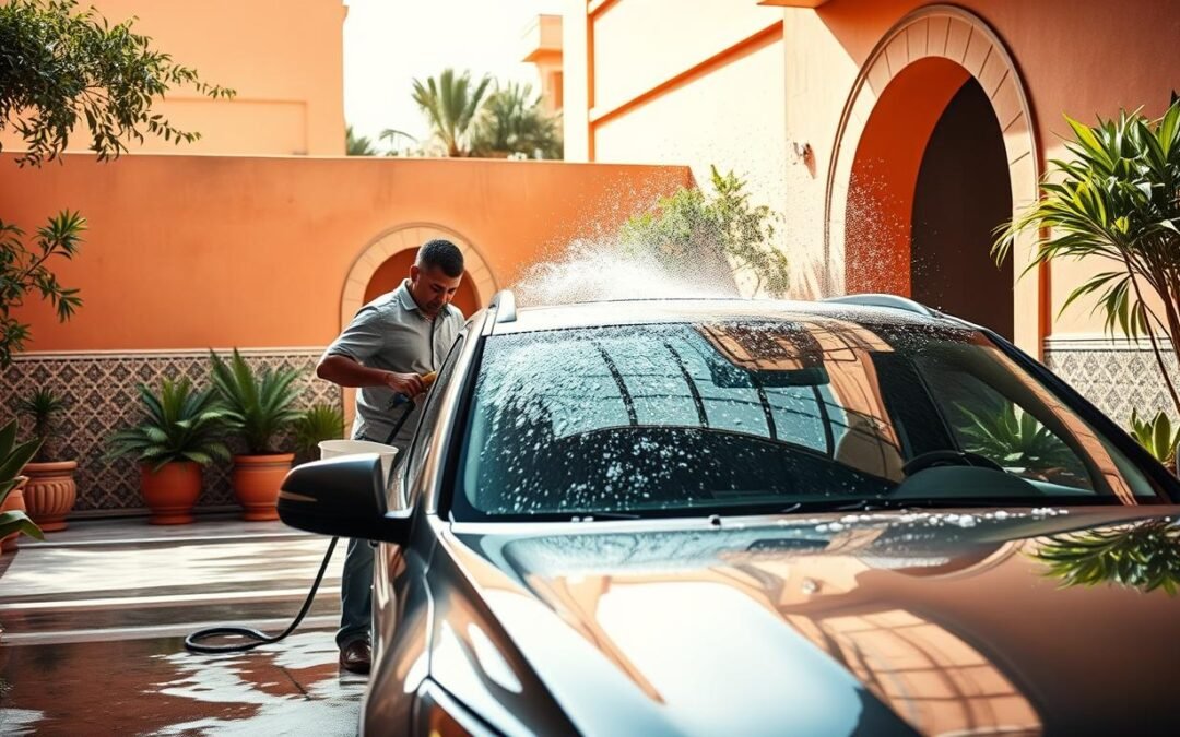 Comment laver votre voiture à domicile au Maroc