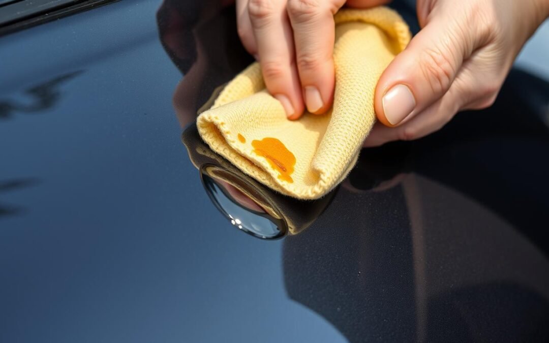 Enlever la résine d’arbre sur la carrosserie sans abîmer