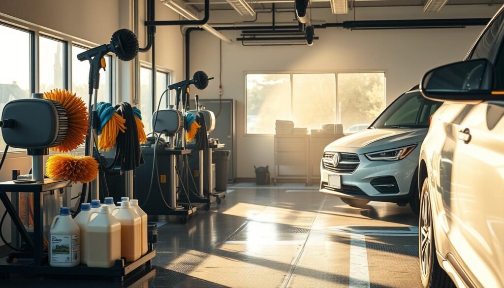 Équipements de nettoyage pour véhicule collectif