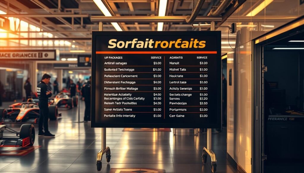 forfaits équipes de course