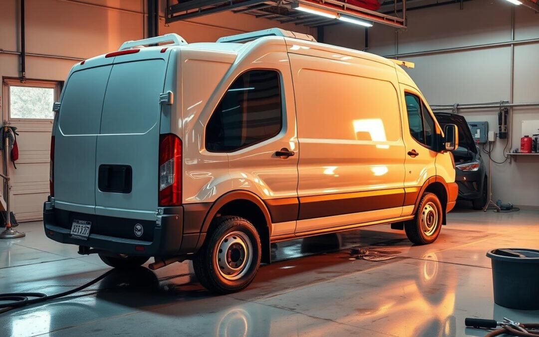 Lavage véhicules utilitaires camionnettes