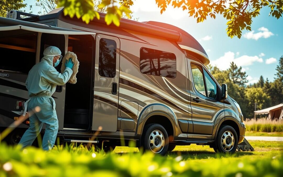 Lavage caravanes et camping-cars