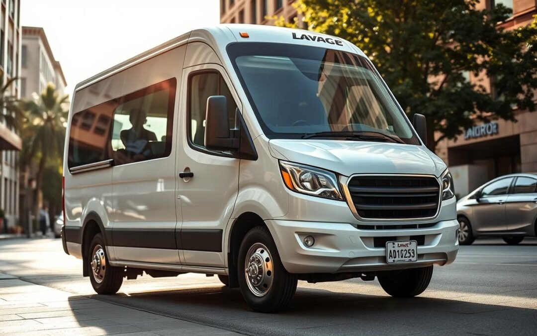 Lavage minibus transport passagers