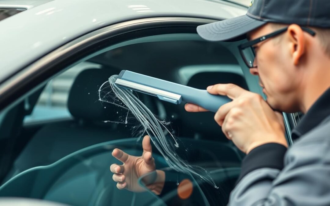 Nettoyage vitres automobile professionnel