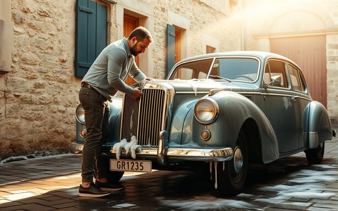 Lavage véhicules anciens et collection