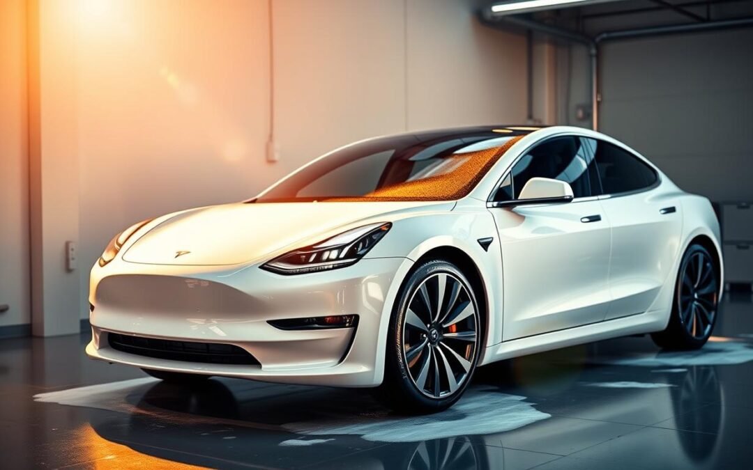 Lavage véhicules électriques Tesla
