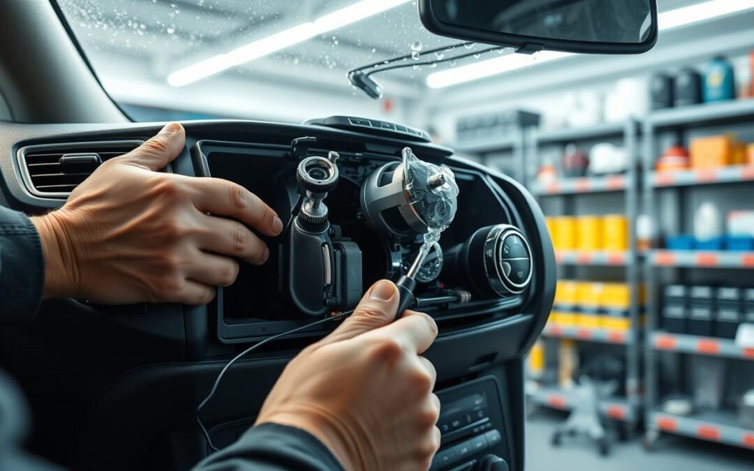 Nettoyage système climatisation voiture