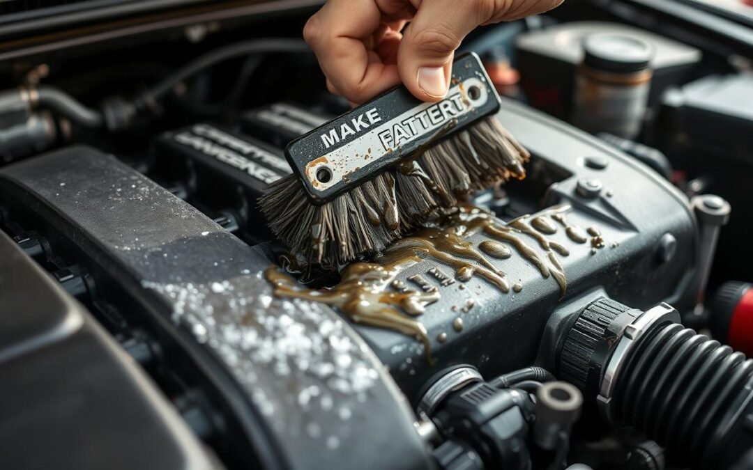Nettoyage graisse compartiment moteur