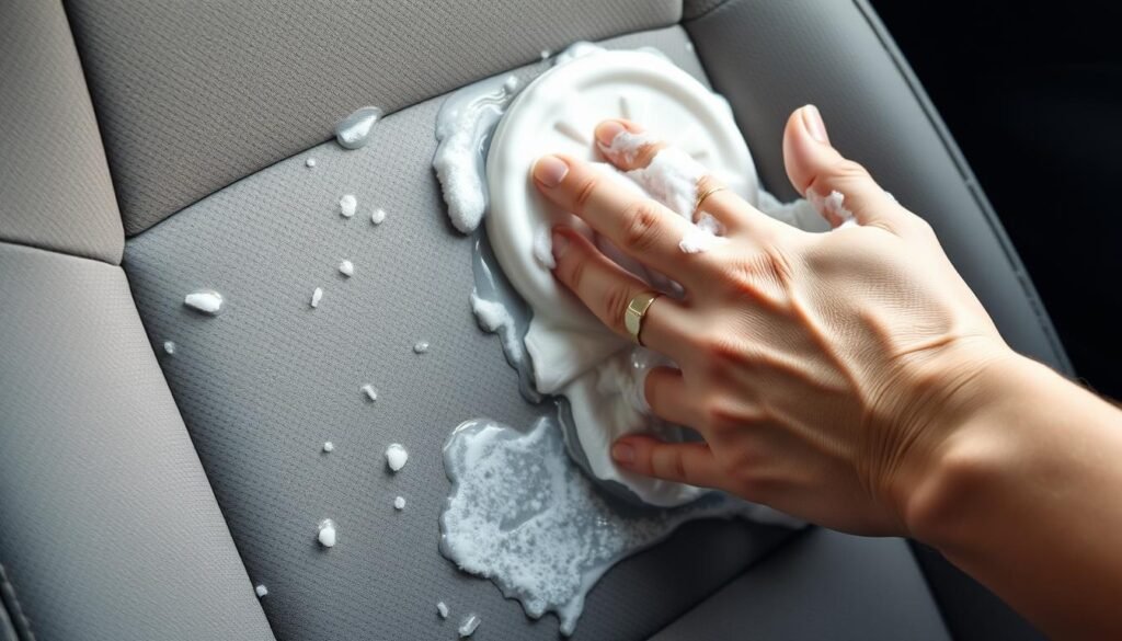 préparation shampooing siège automobile