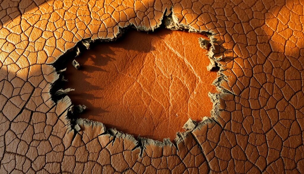 réparation cuir déchiré