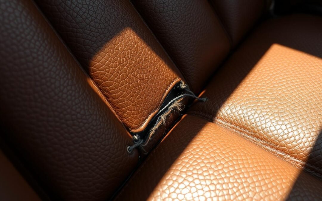 Réparation cuir déchiré automobile